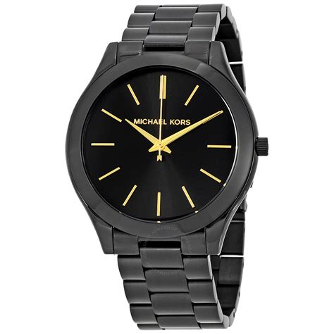 unisex michael kors watch|Michael Kors slim runway black.